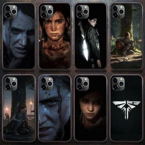 The Last Of US 2 Ellie Phone Case for iPhone 8 7 6 6S Plus X 5S SE 2020 XR 11 12 Pro mini pro XS MAX