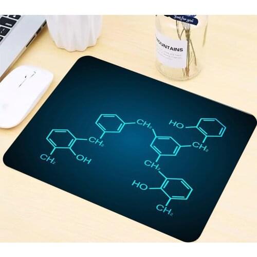 Chemical Molecular Data Small Mouse Pad Laptop PC Desk Keyboard Carpet Coaster Mat Gaming Accessories Drop Shipping Mouse Pad