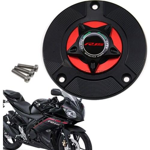 LOGO R15 Motorcycle Accessories Gas Fuel Tank Cap Cover CNC Aluminum for YZF R15 V3 V3.0 VVA 2017 2018 2019
