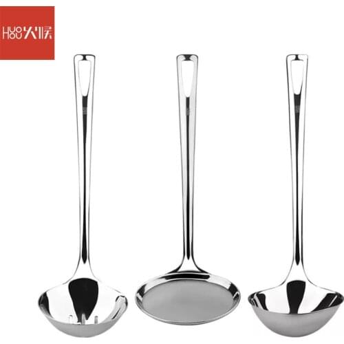 Youpin Huohou Stainless Steel Spoon Smooth Feel High Temperature Disinfection Hot Pot Tool Suitable for Kitchen Home
