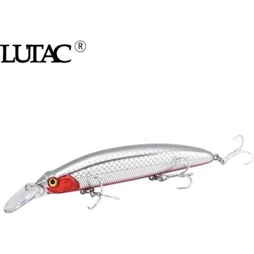 LUTAC Fishing 21g 5 PCS /Mixed Lures Heavy Minnow lureHard Lure New Product Laser Hard Professional Seawater Long casting