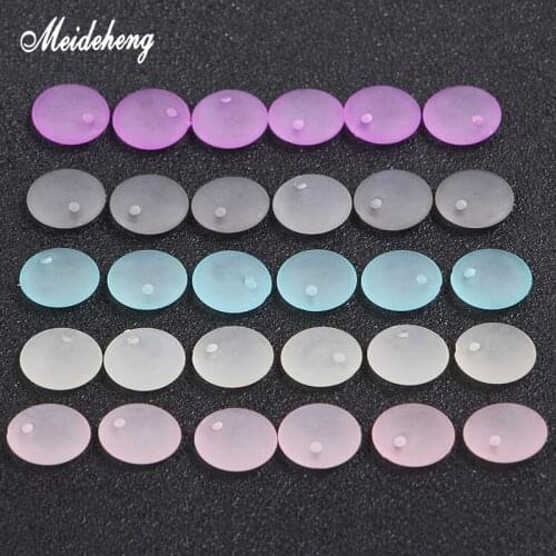 Acrylic Frosted Earring Jewelry Making Beads Transparent DIY Pendant Needlework Necklace Bracelet for Jewelry Making Material
