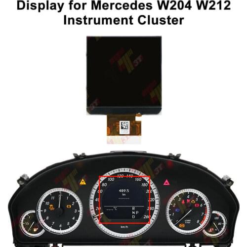 Dashboard LCD Display Screen for Mercedes Benz W204 W212 Instrument Cluster Pixel Repair