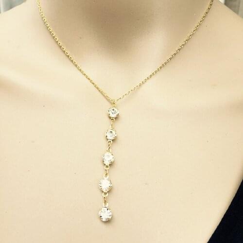 New Hot Fashion Bohemian Rhinestone Crystal Bib Choker chains ladies Necklace Collar Statement Jewelry pendants for women