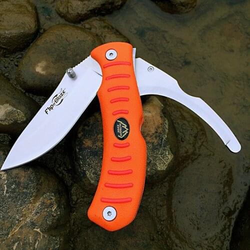 [Watchman W012] hunting knife Folding Knife Skinner Blade 2 blades Knives Camping Survival Hunting Tactical Knife EDC Tools