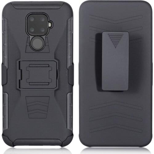 Front&Back 360 Rotatable Back Clip Robot Rubber Phone Case For Huawei P40 Psmart z Y7 Y9 Prime Mate30 Nova 5z 5t 6se Honor20 Y7P