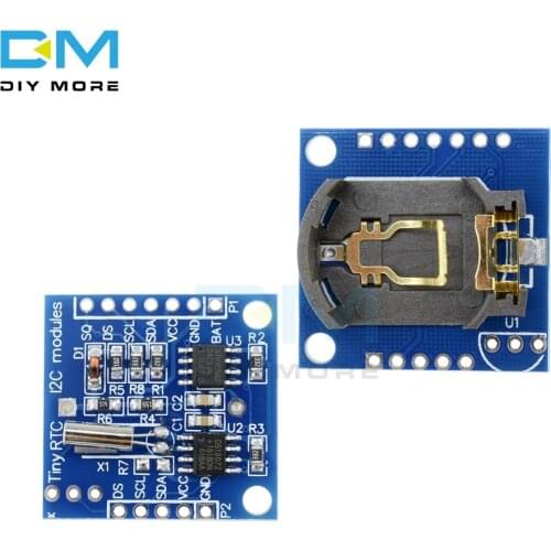IIC I2C RTC DS1307 AT24C32 Real Time Clock Module Board For Arduino 51 AVR ARM PIC Module For Arduino UNO Without Battery