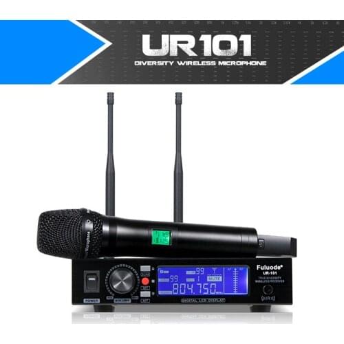 Professional UHF Wireless Microphone receiver for single channel wireless microphone 2 antenna ultra-far receiving distance