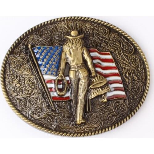 American West Cowboy Belt Buckle Handmade homemade belt accessories waistband DIY Western cowboy rock style k55