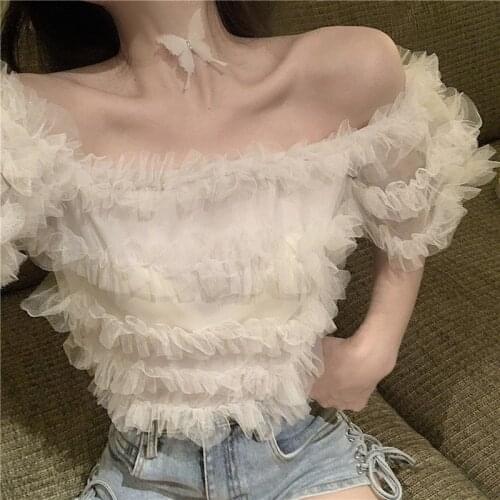 Rockulzzang Off Shoulder Blouses