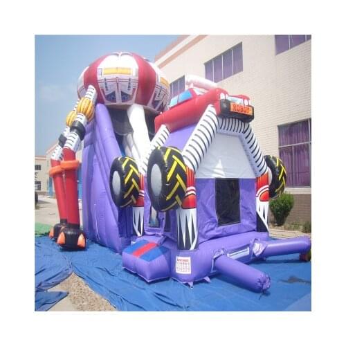 High quality attractive cartoon cat inflatable bouncer trampoline YLW-191