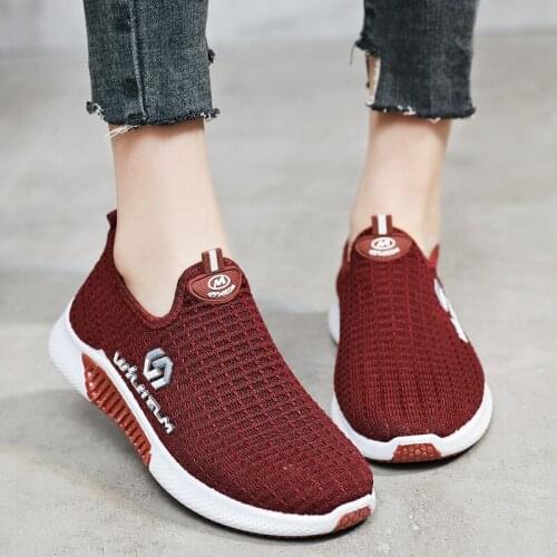 Womens Sneakers Mesh Womens Footwear Summer Shoes 2021 Sports Flat Soft Casual Female Shoes Shallow Fashion Zapatilla Mujer
