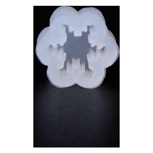 2 Pcs/Set Silicone Mold Ear Stud DIY Jewelry Making Snowflake Moon Star Flower Shape Mini Small Molds Epoxy Resin Crafts Tools