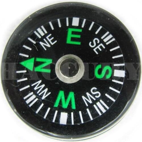 50 pieces/Lot) Diameter 25mm Compass Mini Pocket Compass for Inclinometer Level Ruler Emergency Survival Tool