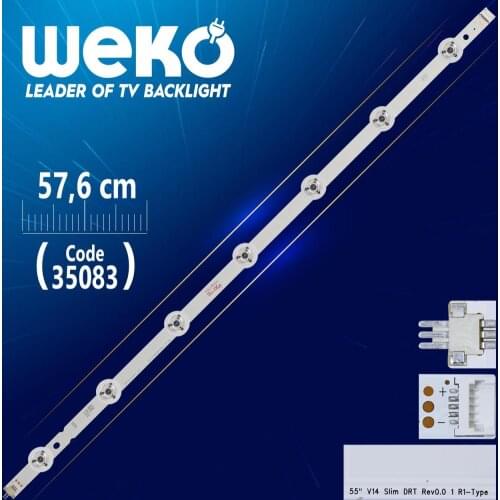 55 V14 SLYM DRT REV0.0 1 R1-TYPE - 6916L-1630A - 57.6 CM 7 LED- (WK-469)