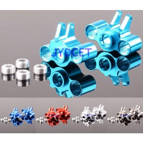 2pcs 7034 Aluminum Steering Hub Carrier(L/R) For RC Traxxas 1:16 E-Revo VXL Slash 4WD Summit VXL