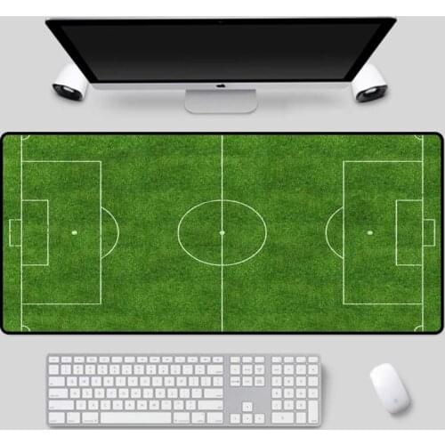 XGZ Large size main court pattern mouse pad beautiful table mat home office computer notebook rubber anti-skid keyboard mat