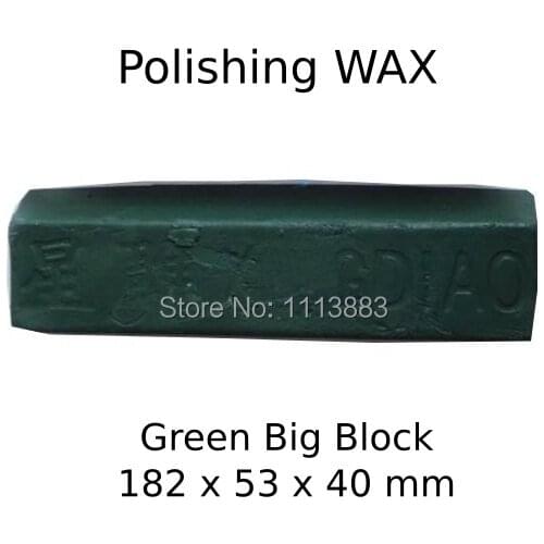 Big Green Block Polishing Wax Honing Buffing Compound Chromium Oxide 182x53x40mm