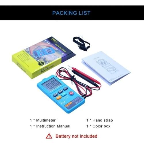 ZOYI ZT08 True-RMS Digital Multimeter 8000 Counts Ammeter Voltmeter Ohm Portable Meter Voltage Meter With Flash Light