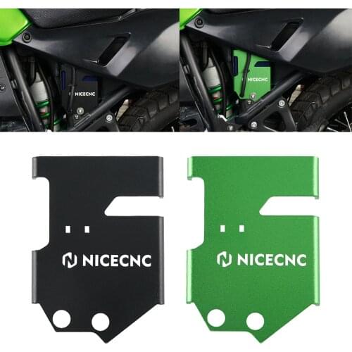 CNC Aluminum Motorcycle Battery Cover For Kawasaki KLR 650 KLR650 2008-2018 2009 2010 2011 2012 2013 2014 2015 2016 2017