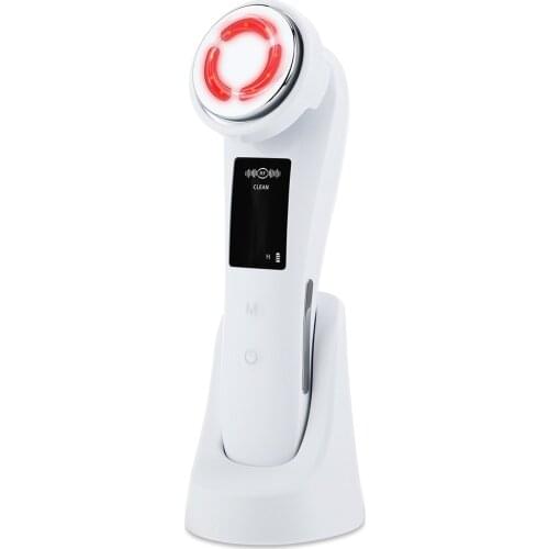 EMS LED Photon Beauty Device Therapy Sonic Vibration Wrinkle Remover Hot Treatment Anti Aging Skin Rejuvenation Face Lifting