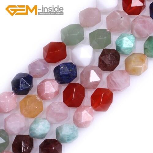 AAA Grade Faceted Multicolor Semi Precious Beads For Cambay Jewelry Making DIY Bracelet Necklace Strand 15 Inches Wholsale