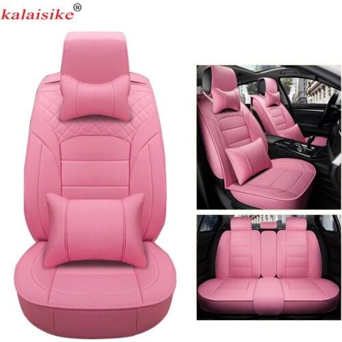 Kalaisike leather universal car seat cover for MG all models MG7 MG6 GS ZS MG3 MG5 auto accessories car styling