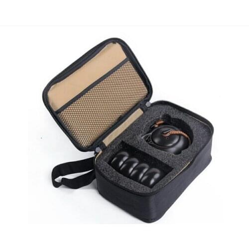 Chinese Travel Tea set1 Teapot 4 Teacups ,Beautiful and easy GongFu teapot kettle, Ceramic Portable Teaset,Coffee Cup gaiwan