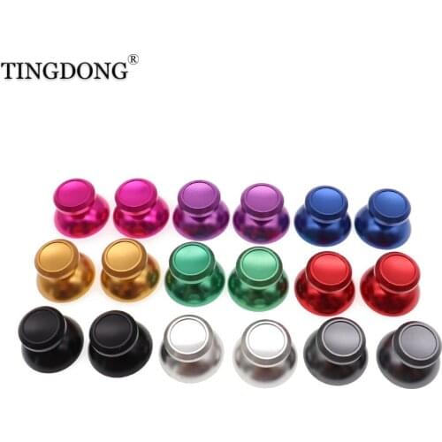 Metal Analog Joystick thumb Stick grip Cap for Sony playstation Dualshock 4 PS4 Slim Pro XBOX ONE Gamepad Controller thumbstick