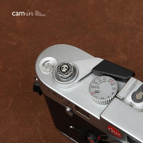 10mm Cam-in Soft Release Shutter Button For for Leica M9 M8 MP M7 X1 M9P M8P M6 M5 M4 M3 M2 CAM9111 skull