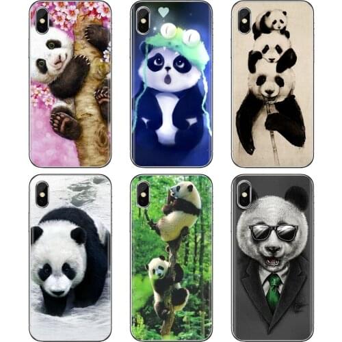 Soft TPU Case For LG K10 K8 K7 K4 Nokia X6 2 3 5 6 8 9 230 3310 2.1 3.1 5.1 7 Plus 2017 2018 Watercolor Panda Cartoon Animal