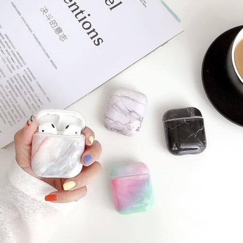 Newest Marble Pattern Protective Charging Box for Airpods Marble Hard Case