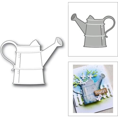 New Delicate Watering Pot Shape 2020 Metal Cutting Dies for DIY Scrapbooking and Card Making Decorative Embossing Craft No Stamp