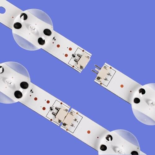 New Kit 8PCS LED strip For LG 49UV340C 49UJ6565 49UJ670V 49 V17 ART3 2862 2863 6916L-2862A 6916L-2863A V1749L1