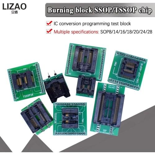 WAVGAT SOIC8 SOP8 to DIP8 Wide-body Seat Wide 200mil Programmer Adapter Socket Blue