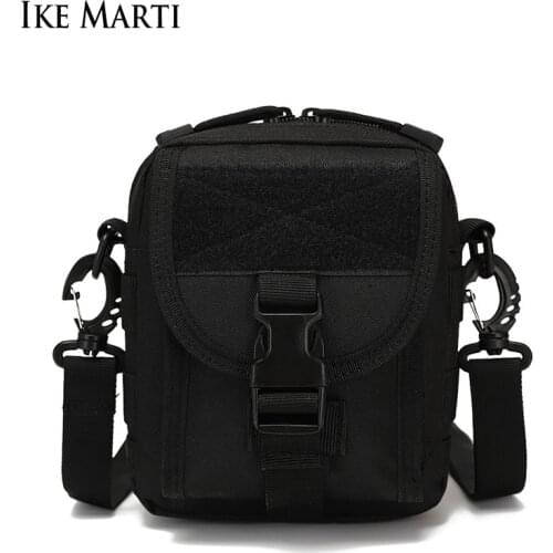 IKE MARTI Tactical Shoulder Messenger Bag Tactical Accessories Wallet Solid Chest Bag Multifunctional Waterproof Shoulder Bag