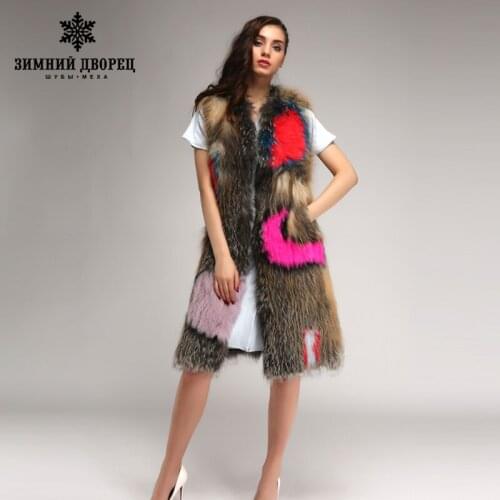 Winter palace classic Fashion fox fur vest,Winter real fur vest women,Knitted fur vest women,sell well vest fox