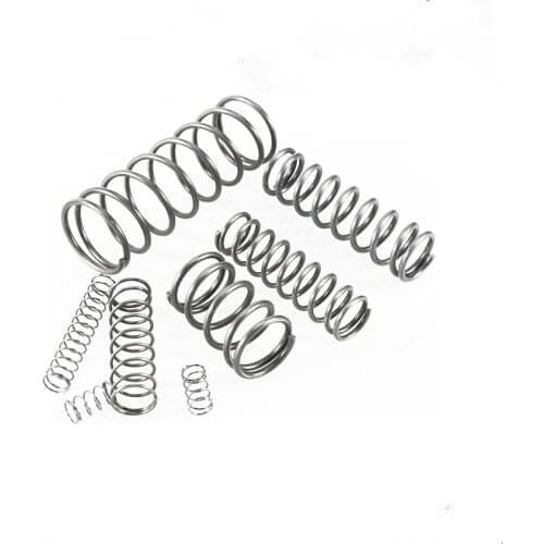 10pcs compression spring wire diameter 0.3mm outer diameter 3-6mm Stainless Steel Micro Small Compression spring length 5mm-50mm
