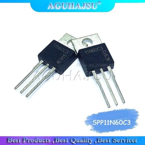 10pcs SPP11N60C3 TO-220 11N60C3 TO220 600V 11A new original
