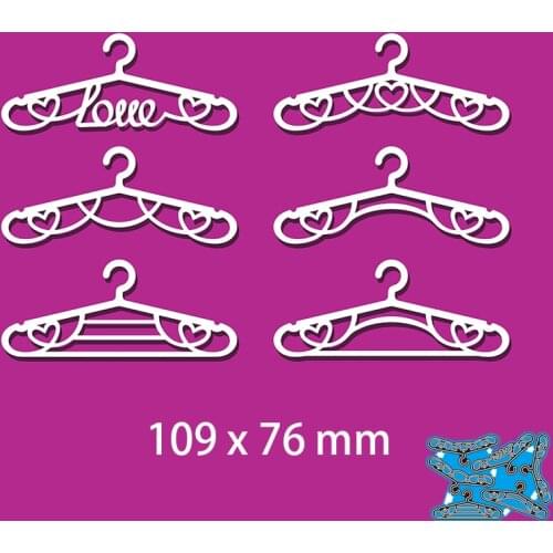 109*76mm Heart Hanger New Cutting Dies Scrapbook Decoration Embossing Paper Craft Album Card Punch Knife Mold