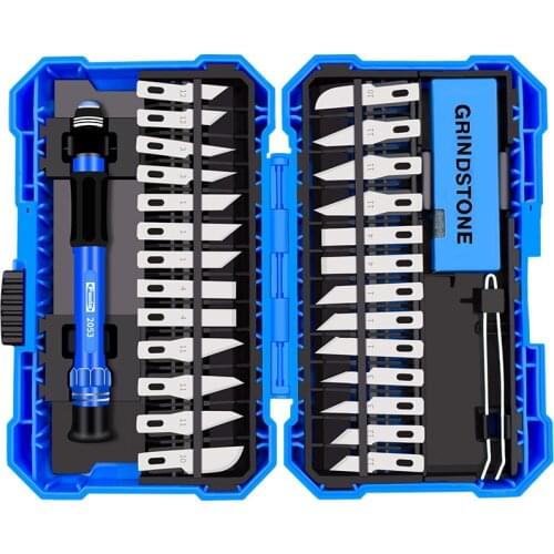 14/29PCS multi-functional modular alloy woodworking carving knife,paper cutting utility knife,scalpel,various blade combinations