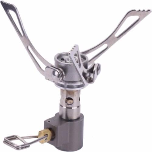 3000W 45g Mini Portable Folding Camping Oven Gas Stove Hunting Survival Furnace Stove Pocket Picnic Gas Cooker Cooking