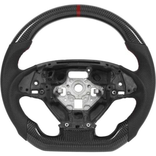 Car Horns steering wheel Custom Carbon Fiber Steering Wheel Nappa Perforated Leather Fit for Chevrolet Corvette C7 2014-2019