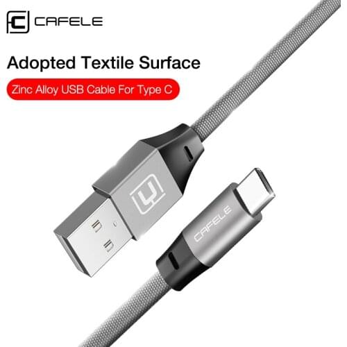 Cafele USB Type C Cable Fast Charging Cable For Huawei P30 Samsung S10 Xiaomi 9 Mobile Phone Data Cable USB Charging Cord 5V 2A