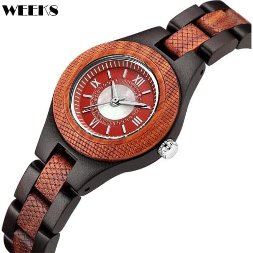 Sandalwood Wood Watch for Women Real Natural Wooden Quartz Wristwatch Lady Watches Dropshipping Clock Female Relogio Feminino