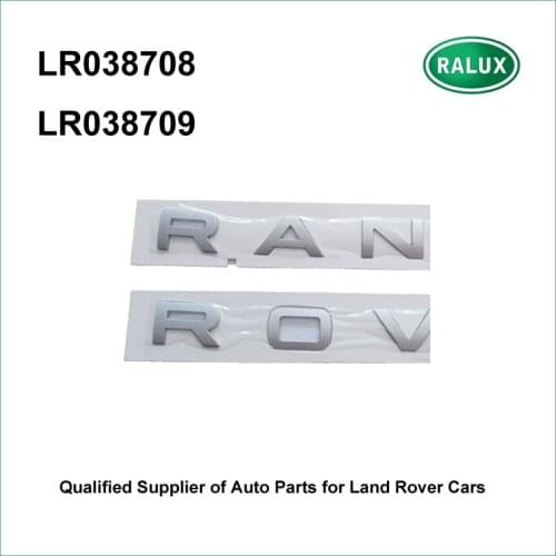 LR038708 LR038709 new auto name plate for Range Rover 13- car brand letter sticker OEM quality part China supplier