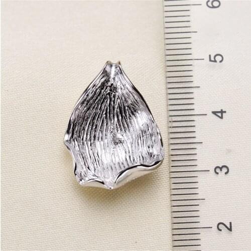 Fashion Mussel Bead Pearl Pendant Mountings, Pendant Findings, Pendant Settings Jewelry Parts Fittings Jewellery DIY Accessories