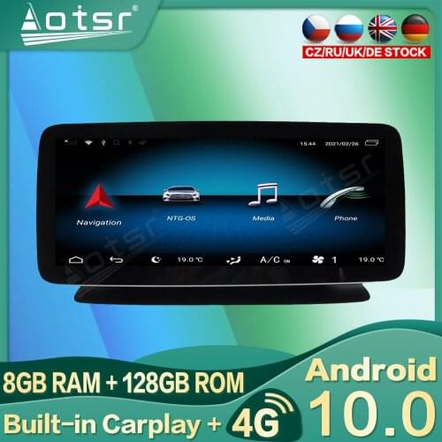 12.5 INCH For Mercedes Benz CLK Class Android 10 Car GPS Navigation Multimedia Player Radio 4G LTE Carplay Stereo Touch screen