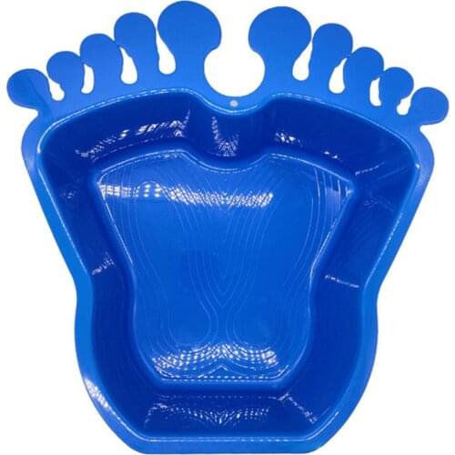 AntiSkid Plastic Foot Bath Tray Footbath Kids Adults Play Beach Supplies Foot Wash Basin 51*51*15cm Swimming Pool Foot Bath Tray