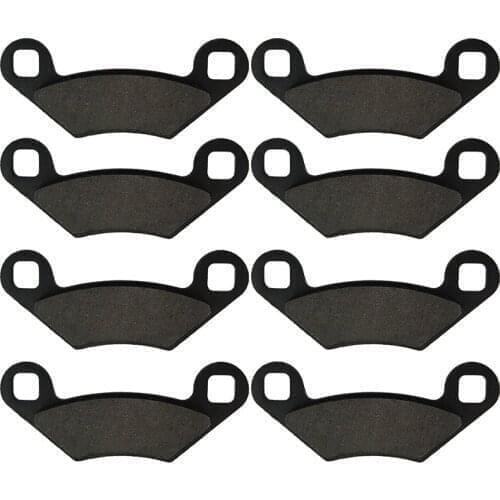 Motorcycle Front and Rear Brake Pads for POLARIS 300 Hawkeye 300 2x4 / 4x4 2007-2009